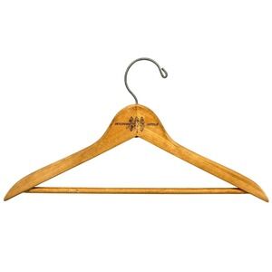 Vintage Intercontinental Hotels Wooden Clothes Hanger‎ San Juan Puerto Rico